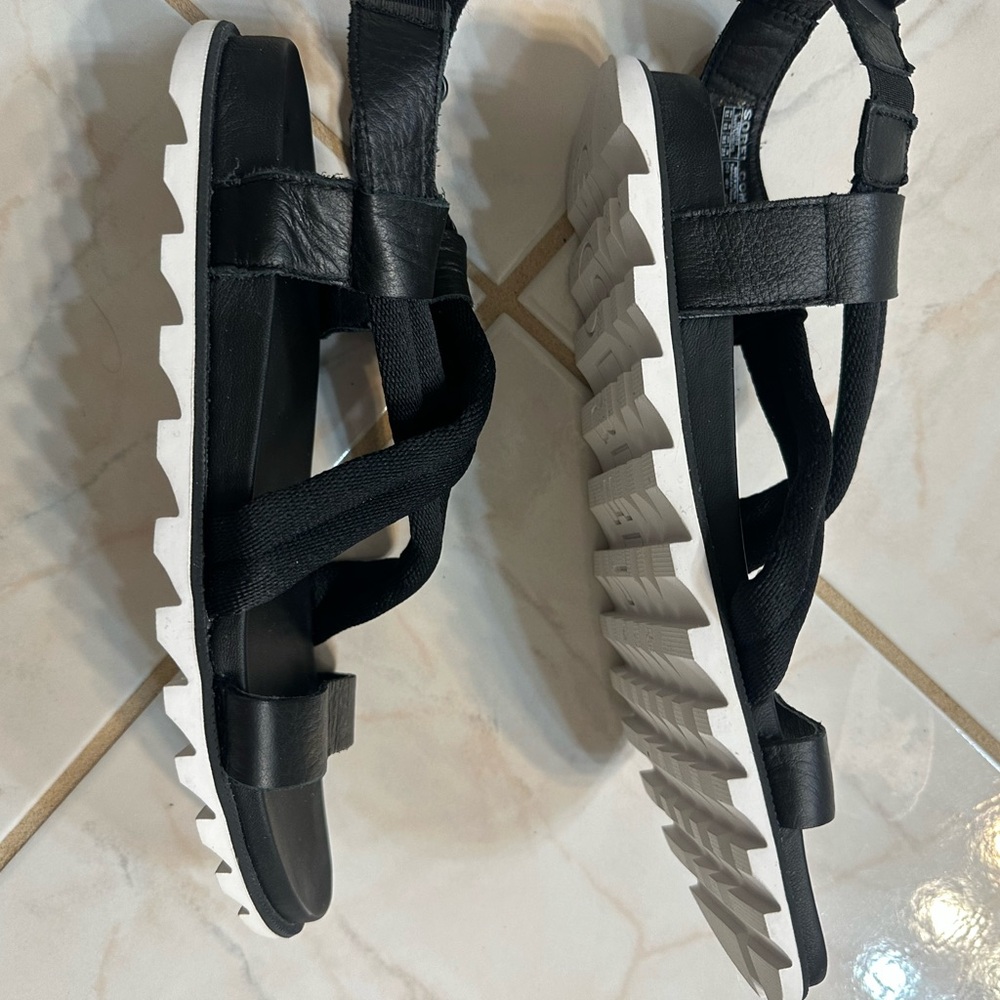 Sorel Women’s Black Strappy Sandals